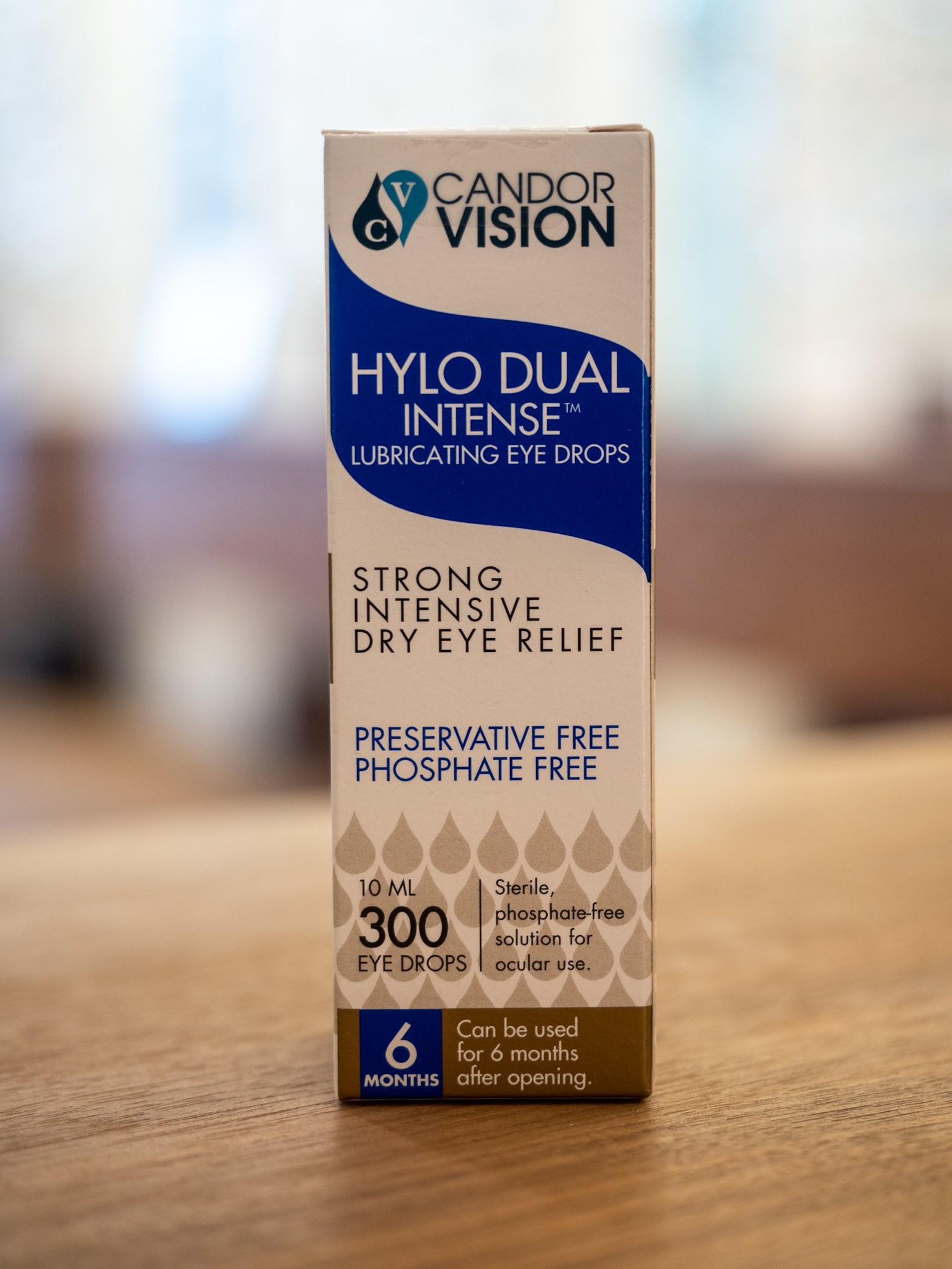 CANDOR VISION HYLO DUAL INTENSE 300 Eye Drops (10ml) • Mt